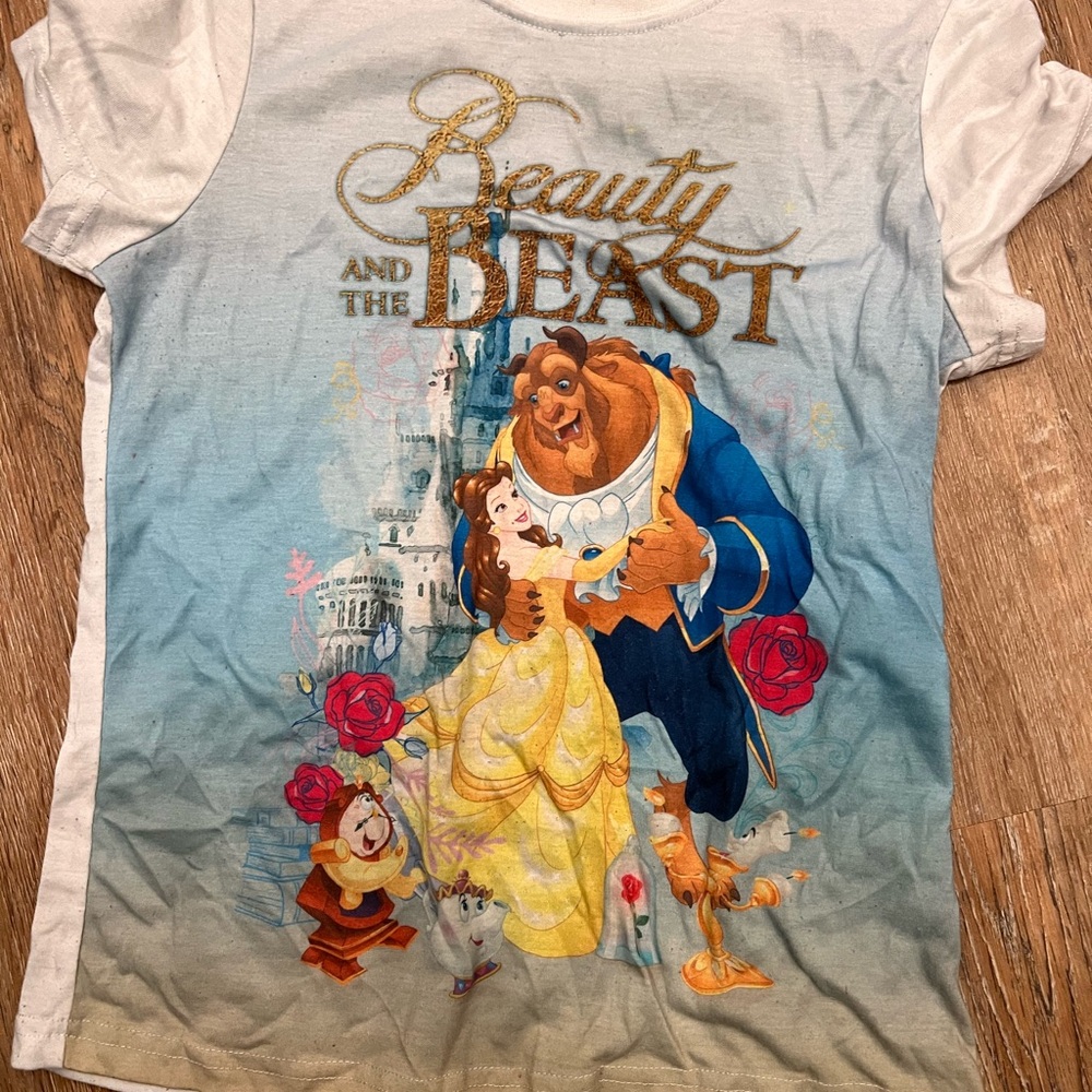Beauty and the Beast Kids Shirt - Multicolor